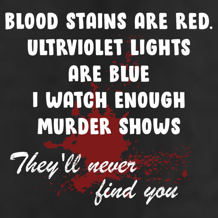 Blood Stains Are Red Ultraviolet Lights Are Blue Adult Drive Performance Visor