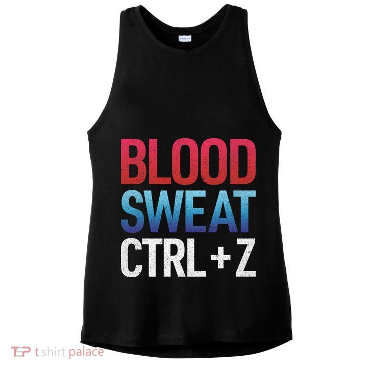 Blood Sweat Ctrl Z Ladies PosiCharge Tri-Blend Wicking Tank