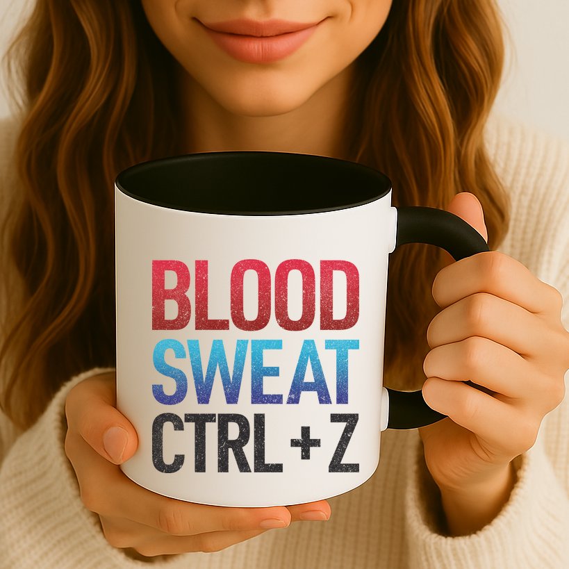 Blood Sweat Ctrl Z Mug