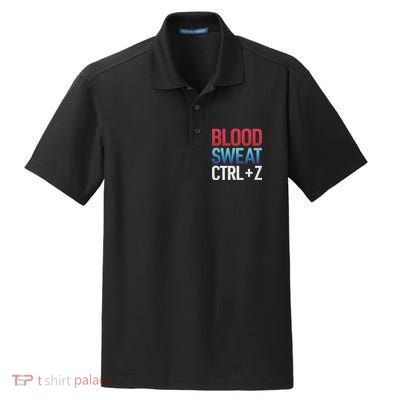 Blood Sweat Ctrl Z Dry Zone Grid Polo