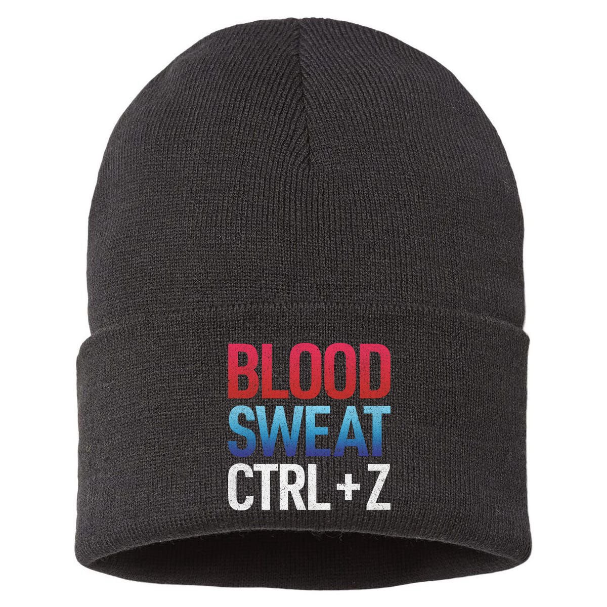 Blood Sweat Ctrl Z Sustainable Knit Beanie