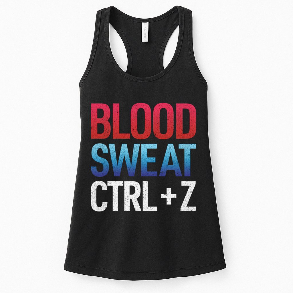 Blood Sweat Ctrl Z Womens Tank Top