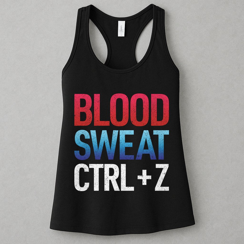 Blood Sweat Ctrl Z Womens Tank Top