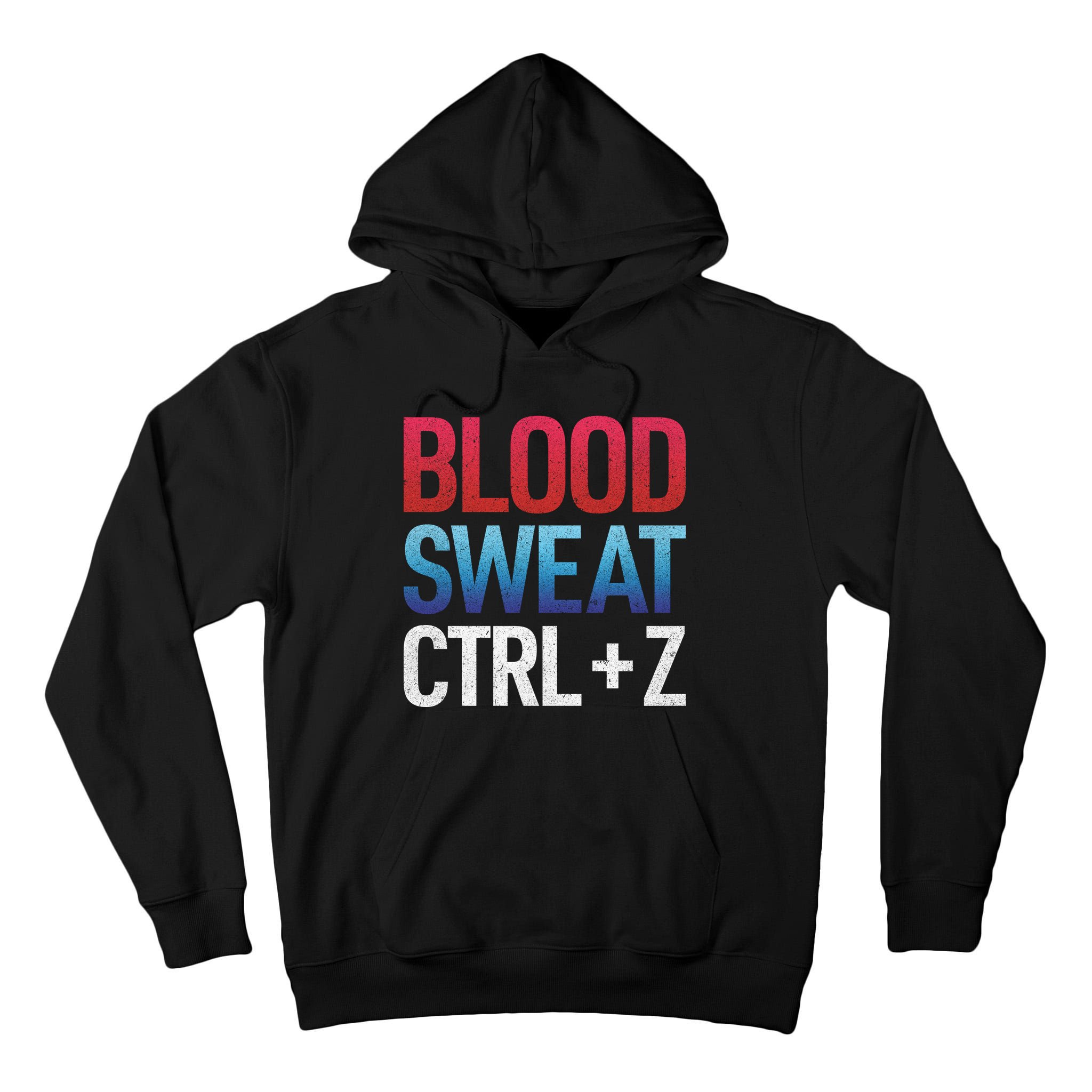 Blood Sweat Ctrl Z Tall Hoodie