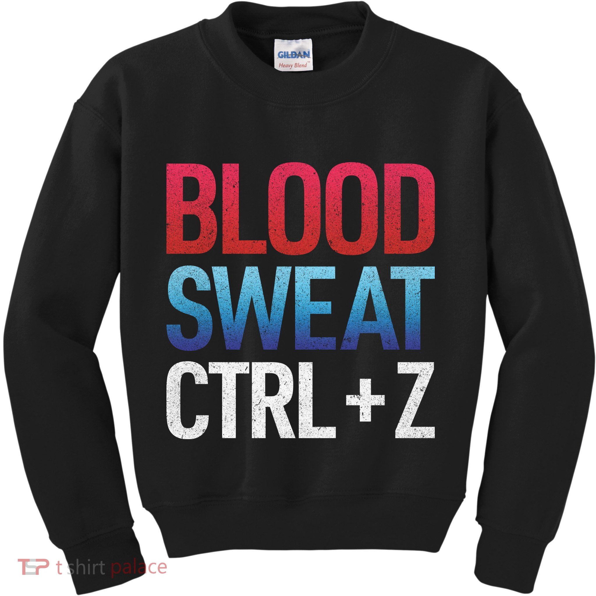 Blood Sweat Ctrl Z Kids Sweatshirt