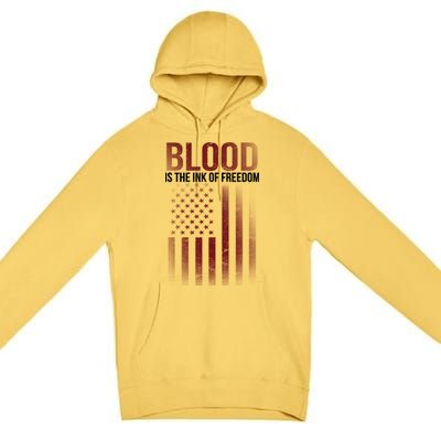 Blood The Ink of Freedom Premium Pullover Hoodie