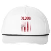 Blood The Ink of Freedom Snapback Five-Panel Rope Hat