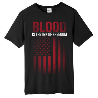 Blood The Ink of Freedom Tall Fusion ChromaSoft Performance T-Shirt