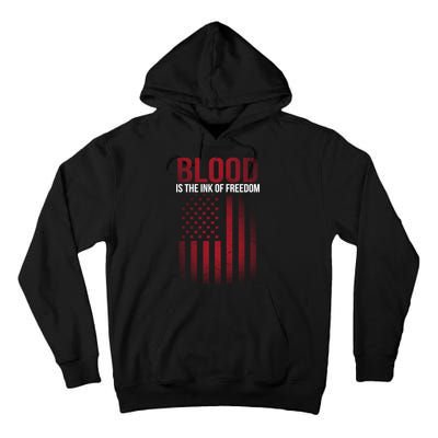 Blood The Ink of Freedom Tall Hoodie