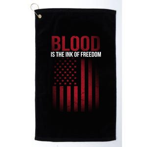 Blood The Ink of Freedom Platinum Collection Golf Towel