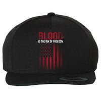 Blood The Ink of Freedom Wool Snapback Cap