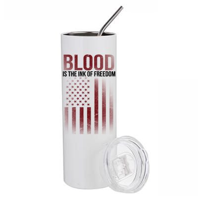 Blood The Ink of Freedom Stainless Steel Tumbler