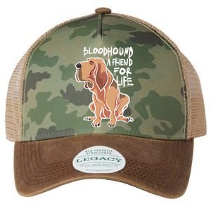 Bloodhound A Friend For Life Legacy Tie Dye Trucker Hat