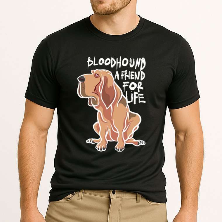 Bloodhound A Friend For Life Cooling Performance Crew T-Shirt