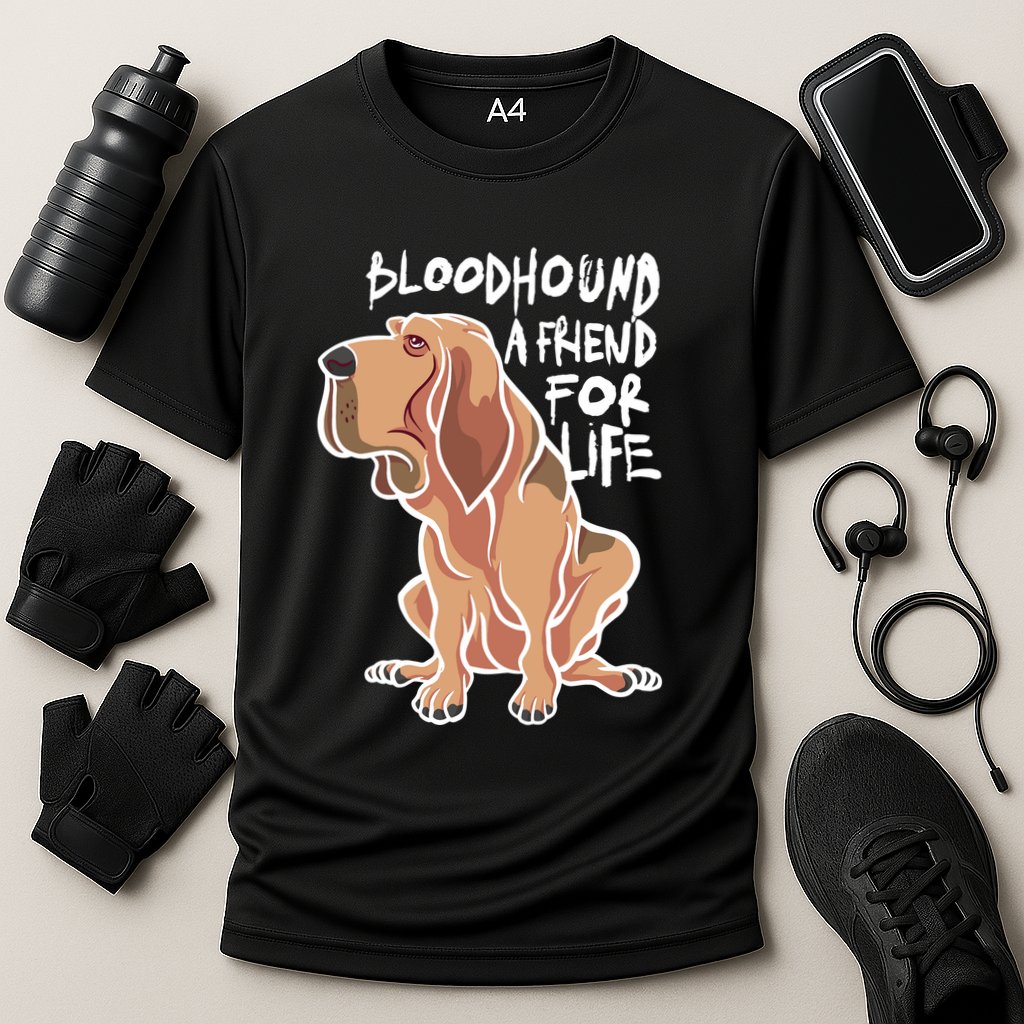 Bloodhound A Friend For Life Cooling Performance Crew T-Shirt