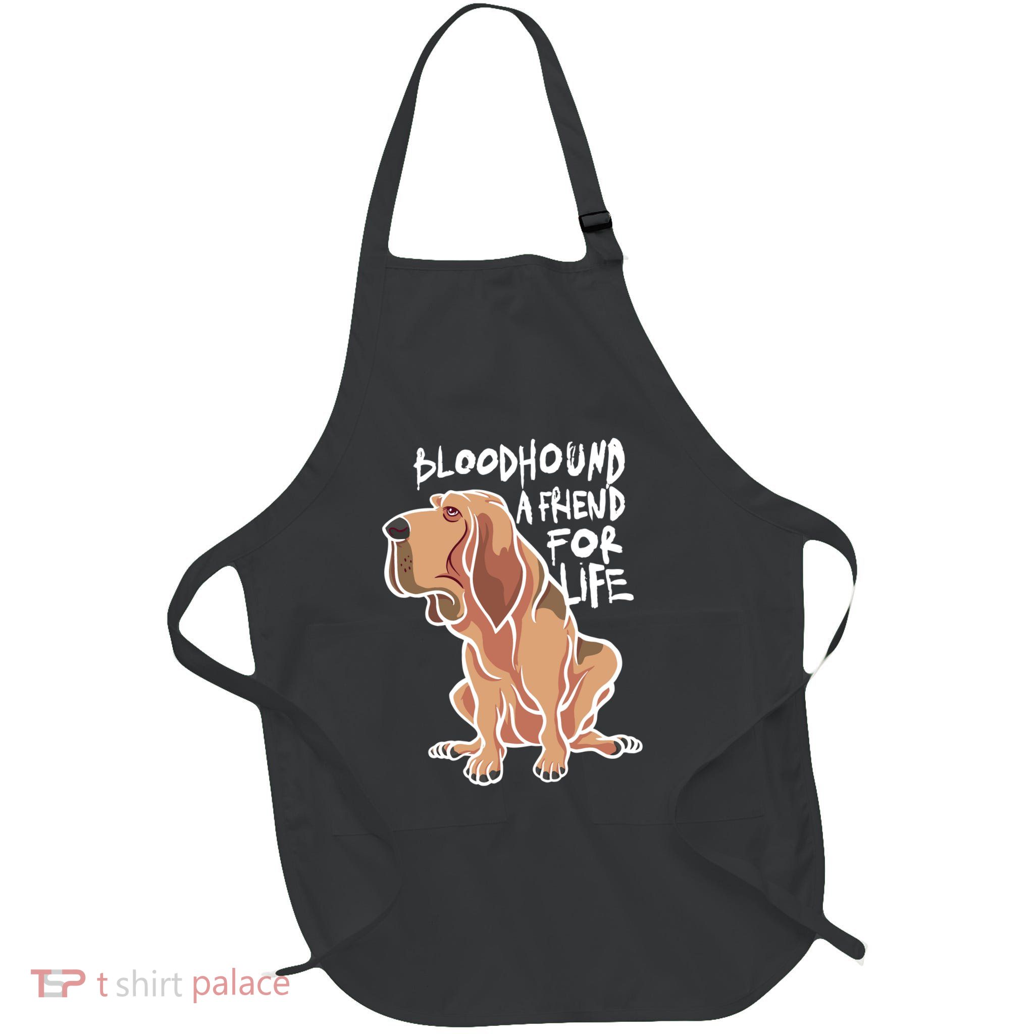 Bloodhound A Friend For Life Full-Length Apron With Pockets