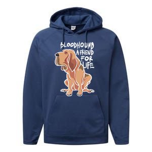 Bloodhound A Friend For Life Performance Fleece Hoodie