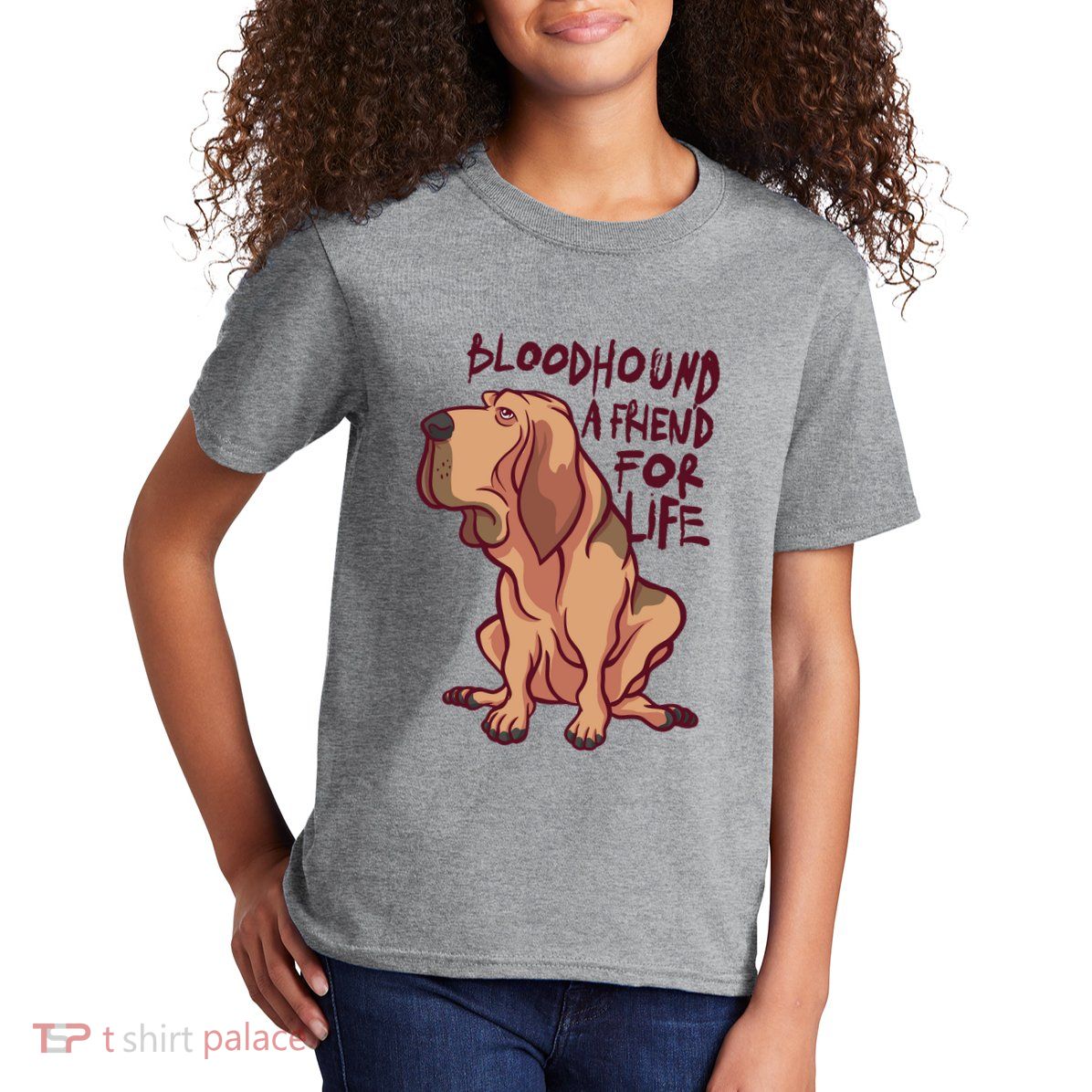 Bloodhound A Friend For Life Kids T-Shirt