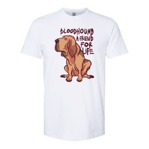 Bloodhound A Friend For Life Softstyle CVC T-Shirt