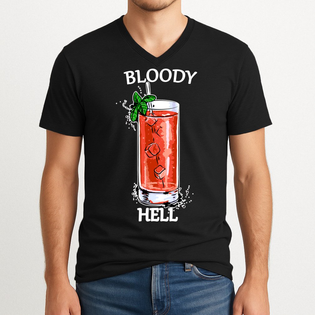 Bloody Hell V-Neck T-Shirt