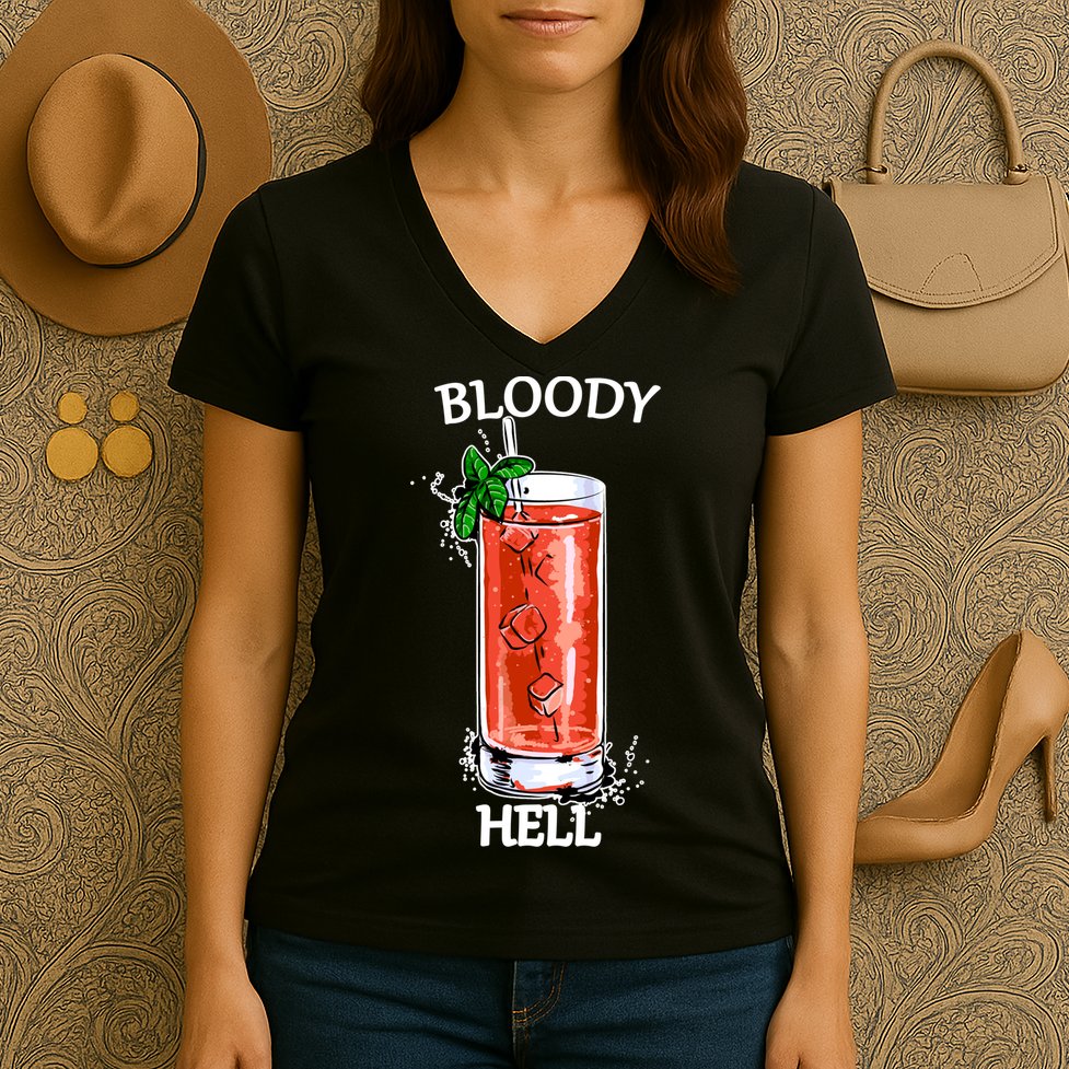 Bloody Hell Women's V-Neck T-Shirt