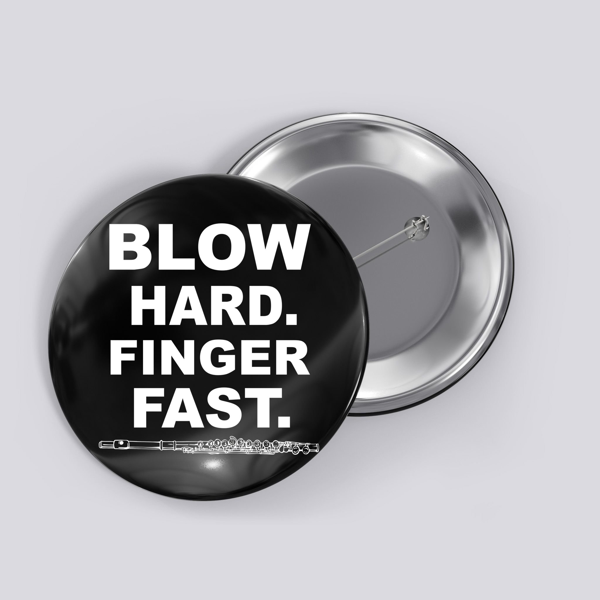 Blow Hard Finger Fast Flute Button