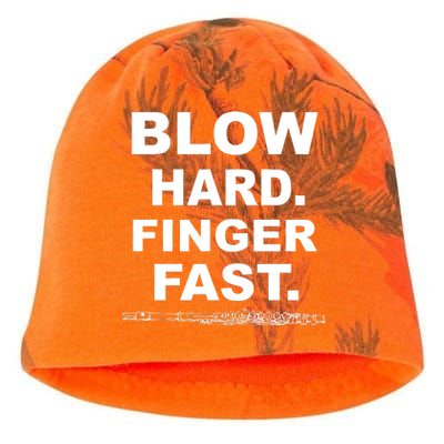 Blow Hard Finger Fast Flute Kati - Camo Knit Beanie