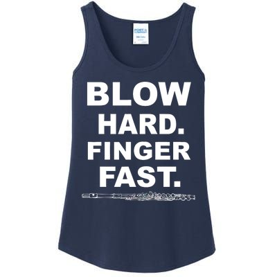 Blow Hard Finger Fast Flute Ladies Essential Tank