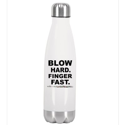 Blow Hard Finger Fast Flute Stainless Steel Insulated Water Bottle