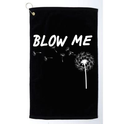 Blow Me Dandelion Golf Towel