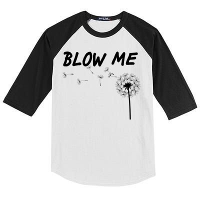 Blow Me Dandelion Kids Colorblock Raglan Jersey