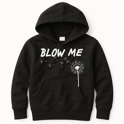 Blow Me Dandelion Kids Hoodie