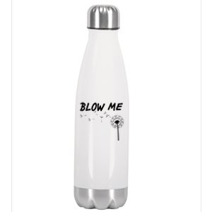 Blow Me Dandelion Stainless Steel Insulated Water Bottle