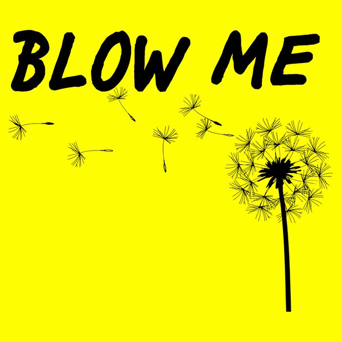 Blow Me Dandelion 11oz C Handle Ceramic Mug