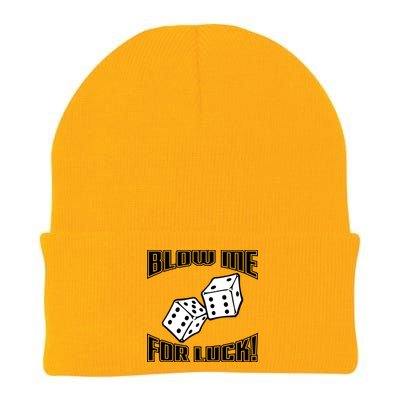 Blow Me For Luck Knit Cap Winter Beanie