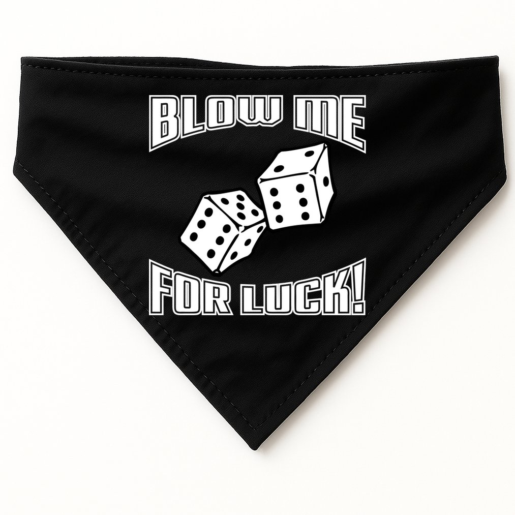 Blow Me For Luck USA-Made Doggie Bandana