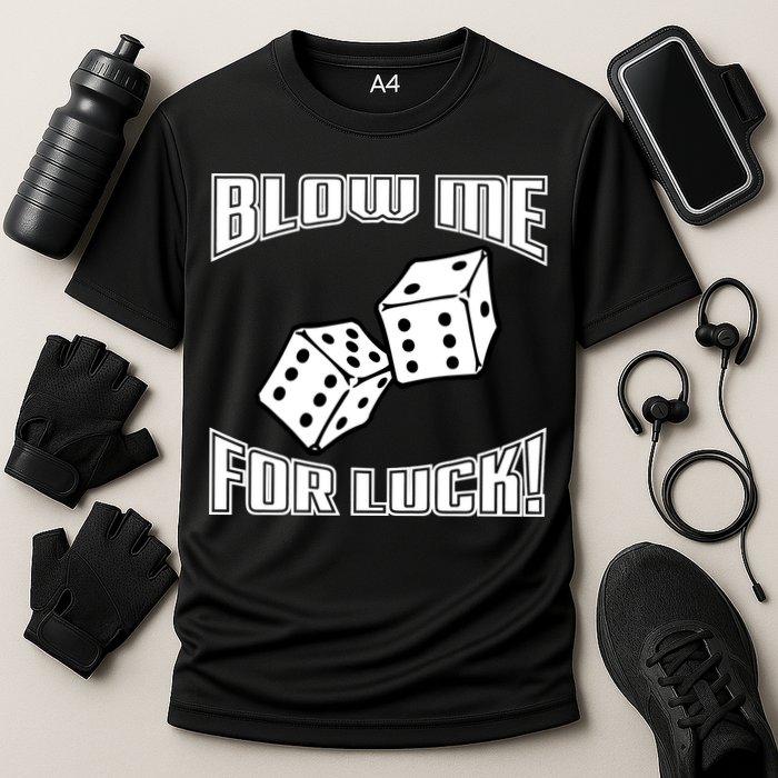 Blow Me For Luck Cooling Performance Crew T-Shirt
