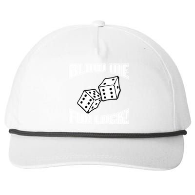 Blow Me For Luck Snapback Five-Panel Rope Hat