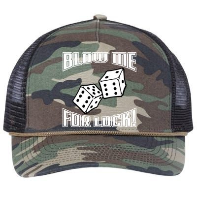 Blow Me For Luck Retro Rope Trucker Hat Cap