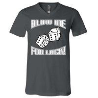 Blow Me For Luck V-Neck T-Shirt