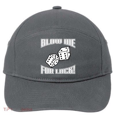 Blow Me For Luck 7-Panel Snapback Hat