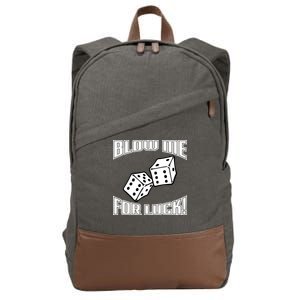 Blow Me For Luck Cotton Canvas Backpack