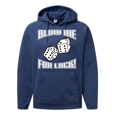 Blow Me For Luck Performance Fleece Hoodie