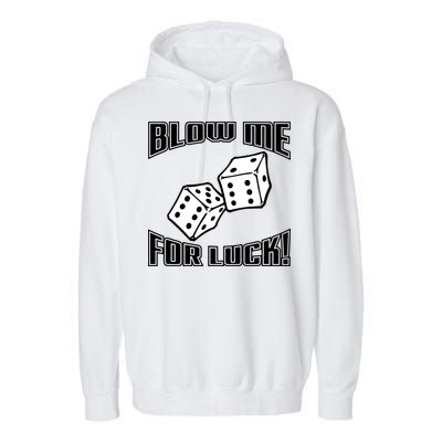 Blow Me For Luck Garment-Dyed Fleece Hoodie