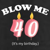 Blow Me It's My 40th Birthday Adult Drive Performance Visor