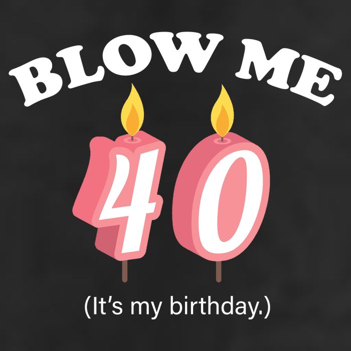 Blow Me It's My 40th Birthday Adult Drive Performance Visor