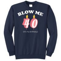 Blow Me It's My 40th Birthday Sweatshirt