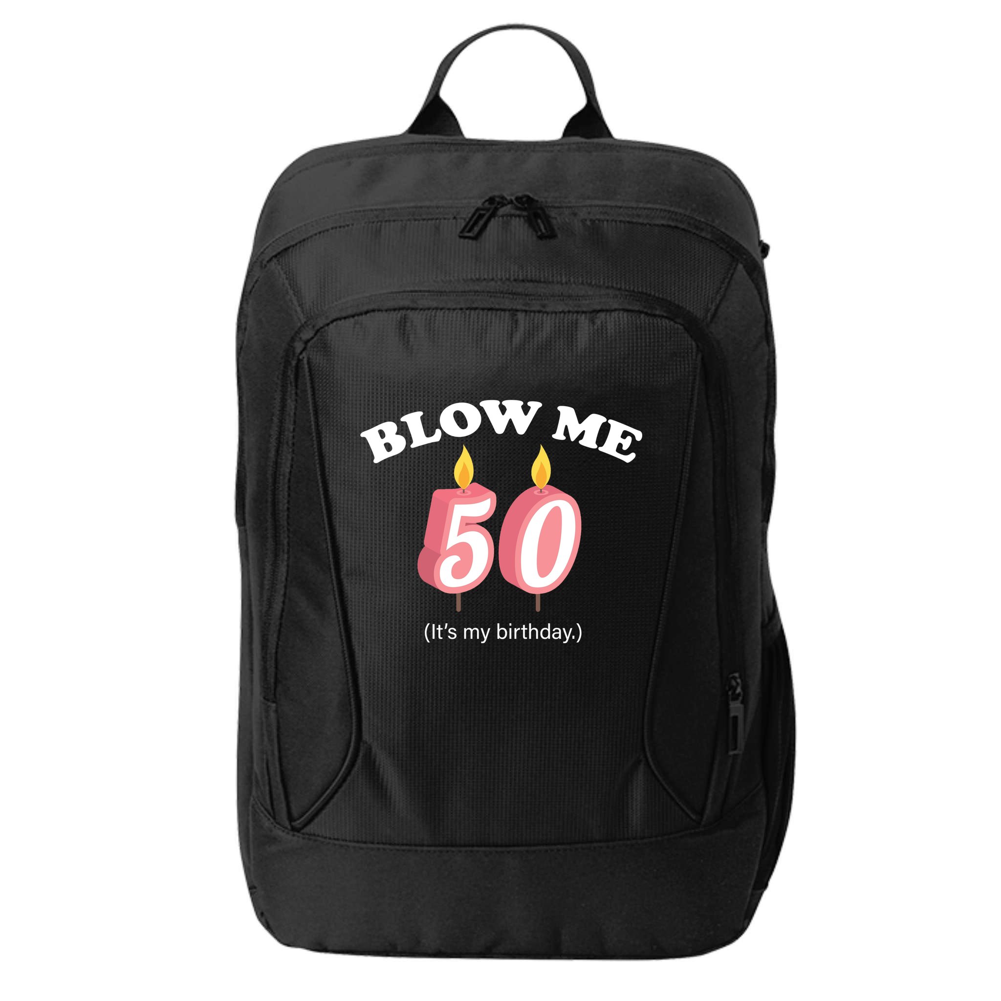 Blow Me It's My 50th Birthday City Backpack