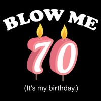 Blow Me It's My 70th Birthday Wool Snapback Cap