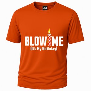 Blow Me It's My Birthday Cooling Performance Crew T-Shirt